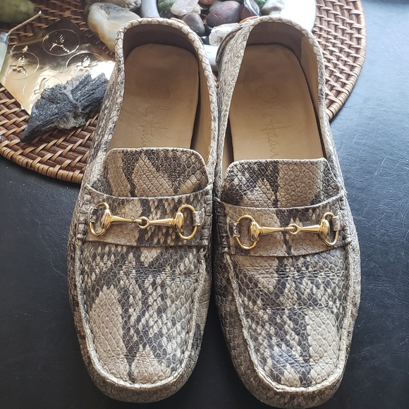 Cole Haan | Shoes | Snakeskin Mochasins 